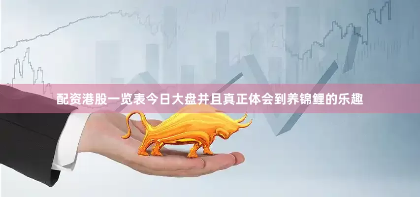 配资港股一览表今日大盘并且真正体会到养锦鲤的乐趣