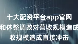 十大配资平台app官网门店关停和休整调改对营收规模造成直接冲击